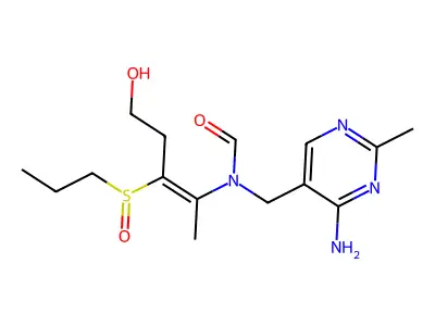 C15H24N4O3S structure