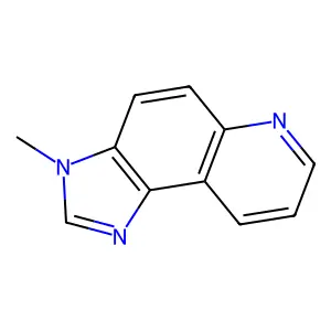 3-Methylimidazo(4,5-f)quinoline structure