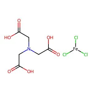 2-[Bis(carboxymethyl)amino]acetic acid;trichloroiron structure