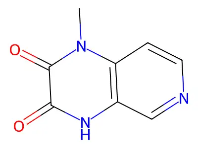 1-methyl-4H-pyrido[3,4-b]pyrazine-2,3-dione structure