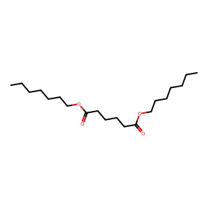 Hexanedioic acid, 1,6-diheptyl ester structure