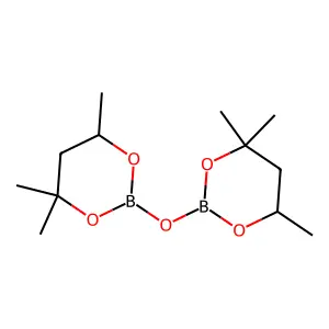2,2'-Oxybis(4,4,6-trimethyl-1,3,2-dioxaborinane) structure