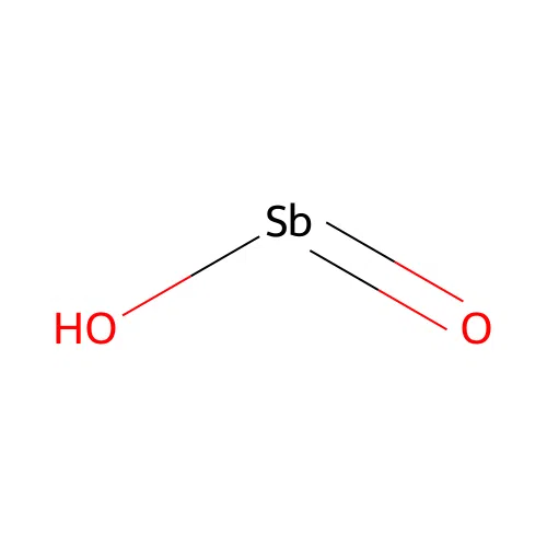 Hydroxystibanone structure