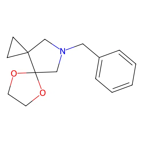 10-(Phenylmethyl)-5,8-dioxa-10-azadispiro[2.0.4.3]undecane structure