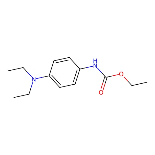 Ethyl 4-(diethylamino)phenylcarbamate structure