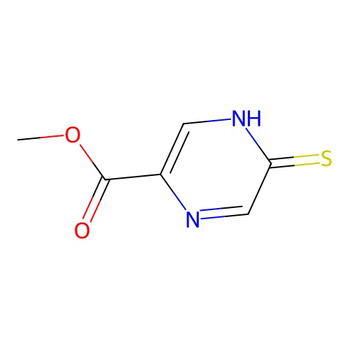 Pyrazinecarboxylic acid, 4,5-dihydro-5-thioxo-, methyl ester (9CI) structure