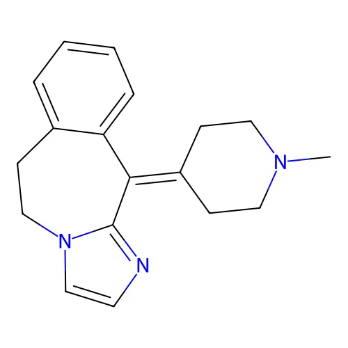 6,11-Dihydro-11-(1-methyl-4-piperidinylidene)-5H-imidazo[2,1-b][3]benzazepine structure