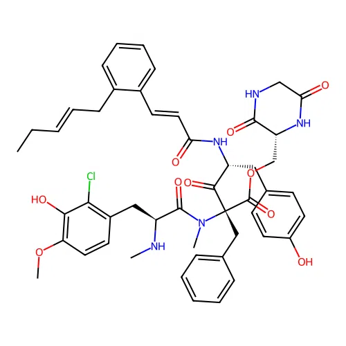 Pepticinnamin E structure