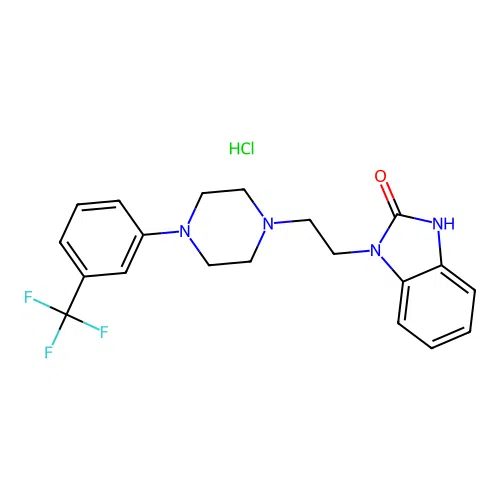 Flibanserin hydrochloride structure