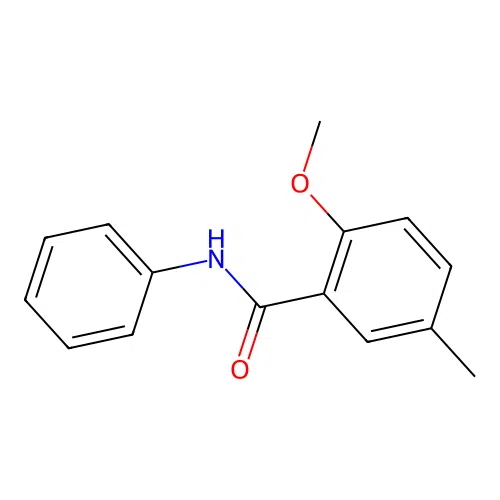 2-methoxy-5-methyl-N-phenylbenzamide structure