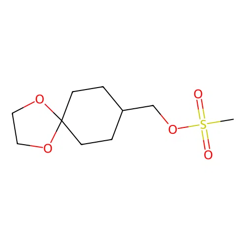 1,4-Dioxaspiro[4.5]decan-8-ylmethyl methanesulfonate structure