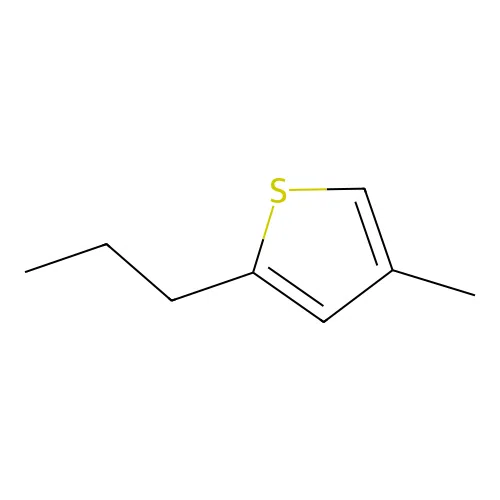 Thiophene, 4-methyl-2-propyl structure