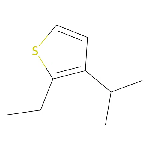 Thiophene, 2-ethyl-3-isopropyl structure