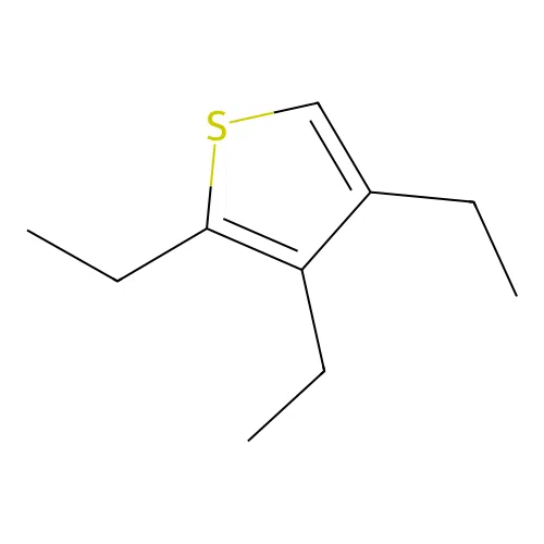 Thiophene, 2,3,4-triethyl structure