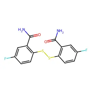 Benzamide, 2,2'-dithiobis[5-fluoro- structure