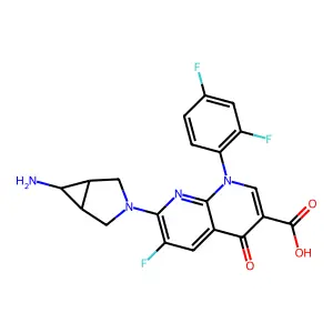 Trovafloxacin structure