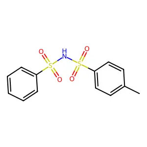 Benzenesulfonamide, 4-methyl-N-(phenylsulfonyl)- structure