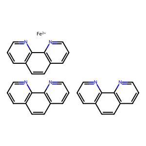 Tris(1,10-phenanthroline)iron(2+) structure