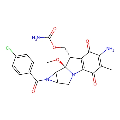 Mitomycin derivative T 57 structure