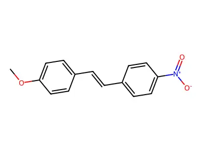 1-Methoxy-4-[2-(4-nitrophenyl)ethenyl]benzene structure