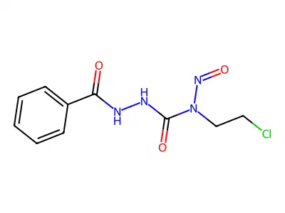 Benzoic acid, 2-(((2-chloroethyl)nitrosoamino)carbonyl)hydrazide structure
