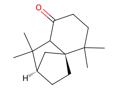 1,4-Methanoazulen-2(1H)-one, octahydro-4,8,8,9-tetramethyl- structure