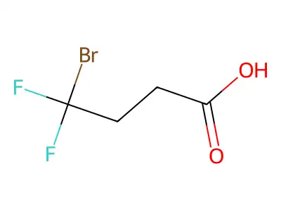 4-Bromo-4,4-difluorobutanoic acid structure