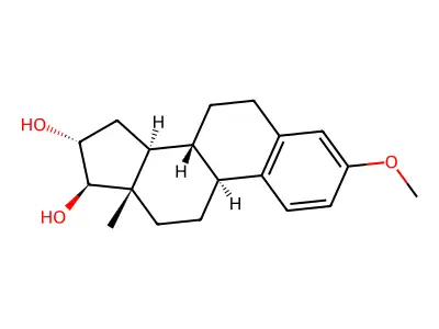 3-Methoxyestra-1(10),2,4-triene-16,17-diol structure