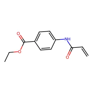 Ethyl 4-[(1-oxoallyl)amino]benzoate structure