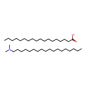 Octadecanoic acid, compd. with N,N-dimethyl-1-octadecanamine (1:1) structure