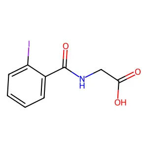 N-(2-Iodobenzoyl)glycine structure