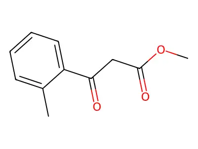 Methyl 3-(2-methylphenyl)-3-oxopropanoate structure
