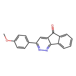 3-(4-Methoxyphenyl)-5H-indeno[1,2-c]pyridazin-5-one structure