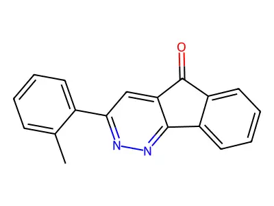 3-(2-methylphenyl)-5H-indeno[1,2-c]pyridazin-5-one structure