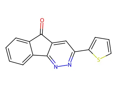 3-(2-thienyl)-5H-indeno[1,2-c]pyridazin-5-one structure