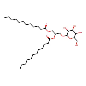 1,2-di-O-dodecyl-3-O-(glucopyranosyl)glycerol structure