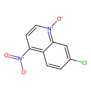 Quinoline, 7-chloro-4-nitro-, 1-oxide structure