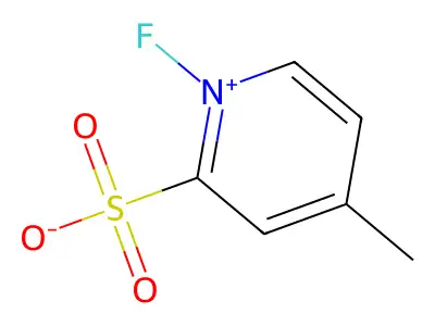 N-Fluoro-4-methylpyridinium-2-sulfonate structure