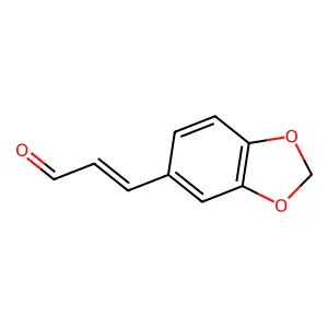 3-(1,3-Benzodioxol-5-yl)acrylaldehyde structure