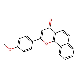 2-(4-Methoxyphenyl)benzo[h]chromen-4-one structure