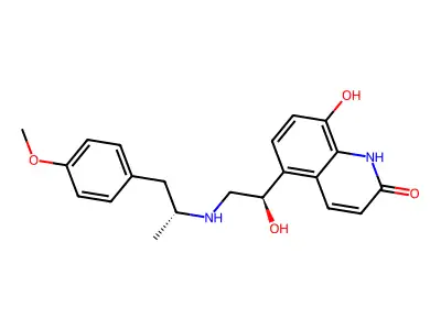 Carmoterol structure