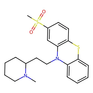 Sulforidazine structure