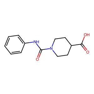 1-(Phenylcarbamoyl)piperidine-4-carboxylic acid structure