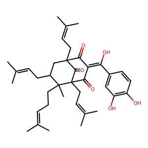 Guttiferone A structure