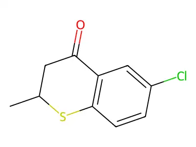 6-Chloro-2-methyl-2,3-dihydro-4H-1-benzothiopyran-4-one structure