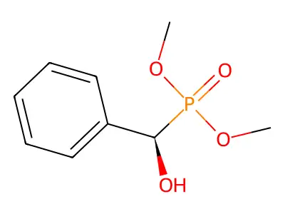 Dimethyl [hydroxy(phenyl)methyl]phosphonate structure