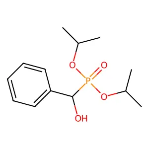 Diisopropyl (hydroxyphenylmethyl)phosphonate structure