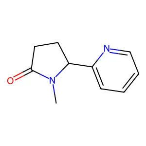 1-Methyl-5-(pyridin-2-yl)pyrrolidin-2-one structure