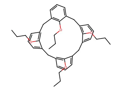 25,26,27,28-Tetrapropoxycalix[4]arene structure