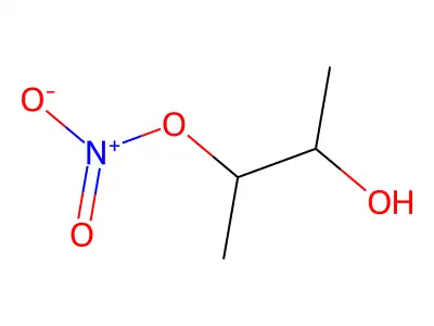 3-hydroxybutan-2-yl Nitrate structure